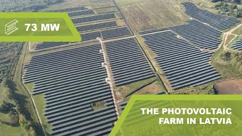 Video thumbnail: PV-Park Lettland, 73 MW – BAKS