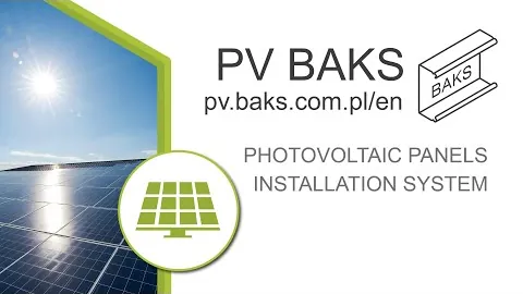 Video thumbnail: Montagesystem für Photovoltaik-Module – BAKS